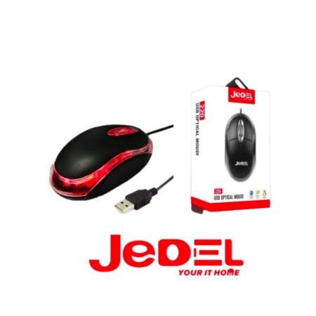Mouse Óptico Mini USB Jedel TB220 – Precisión y Comodidad en un Diseño Compacto